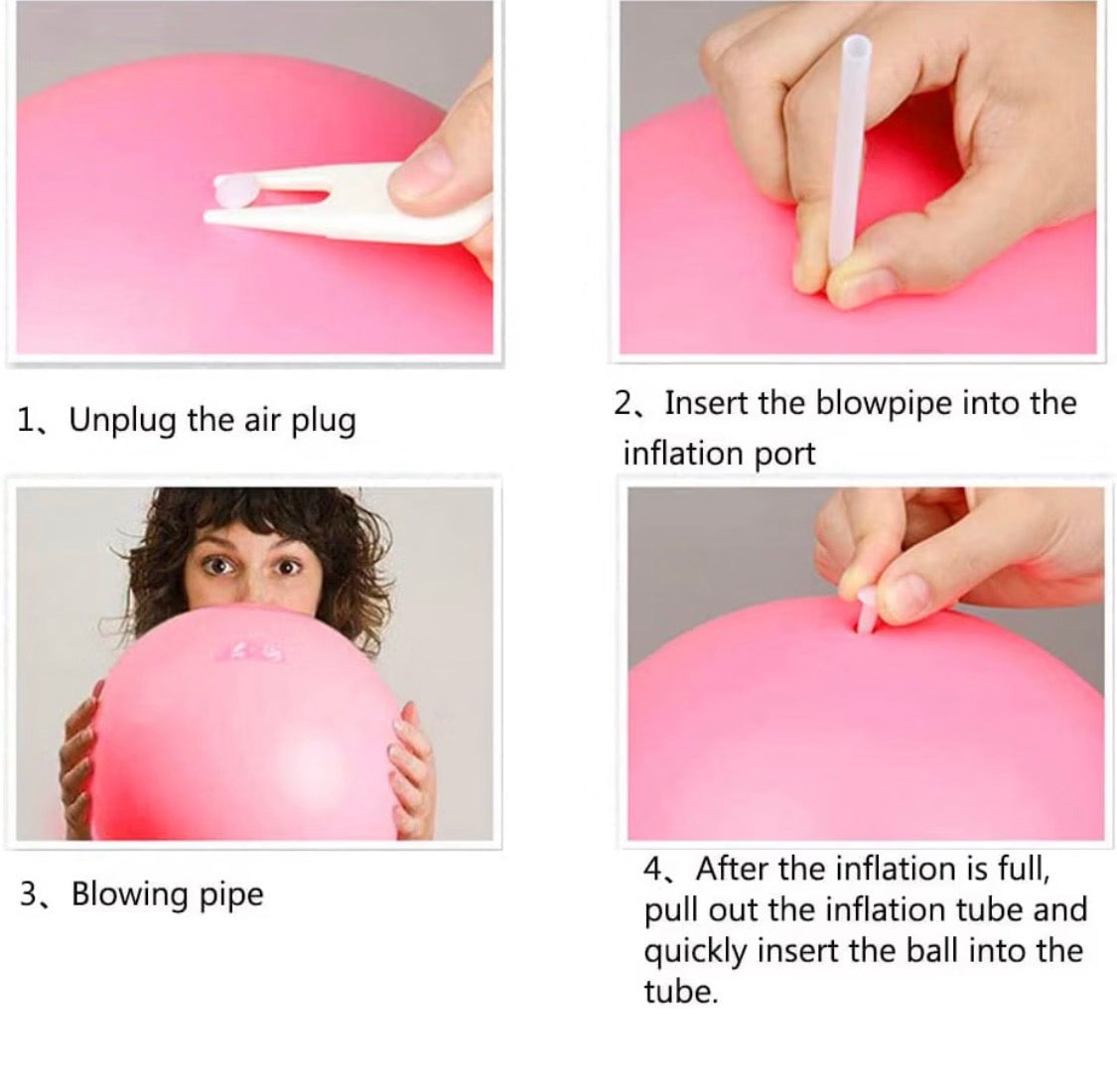 Lanjue Pilates Ballon de Gymnastique, Yoga Ball Anti-Slip Anti-éclatement Fitness Balles Yoga Ball Équilibre Sport Balle pour 25cm Entraînement Abdominal et des Épaules, Équilibre, Sport, Pilates